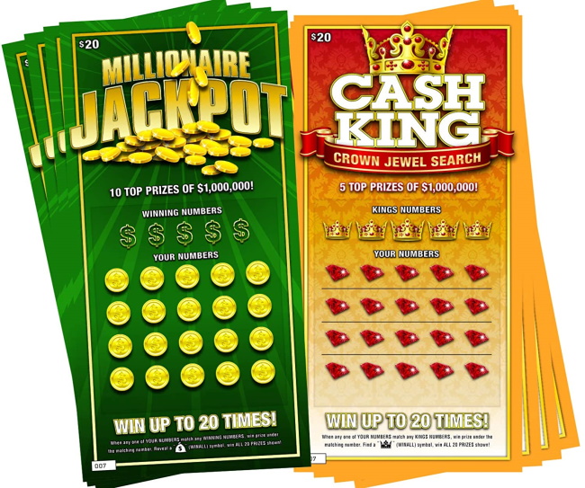Scratch Card and lottery type games