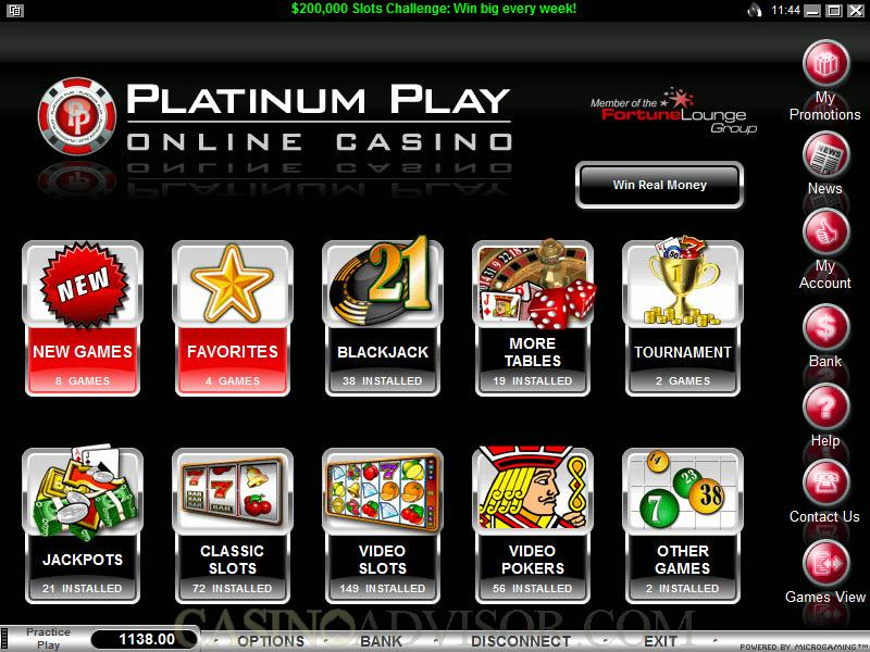 Platinum casino