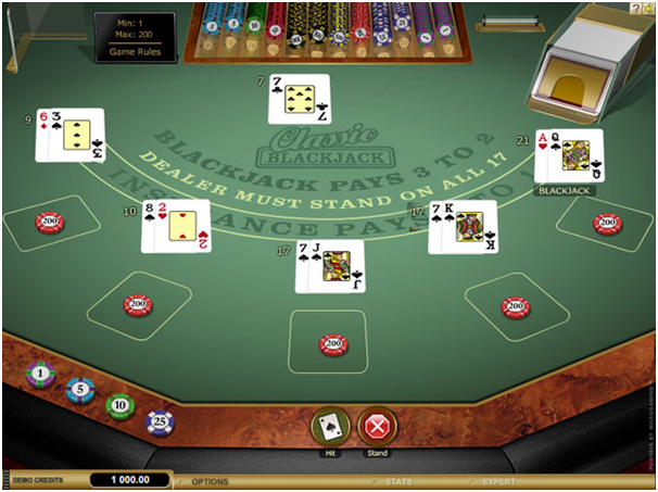 blackjack jogo