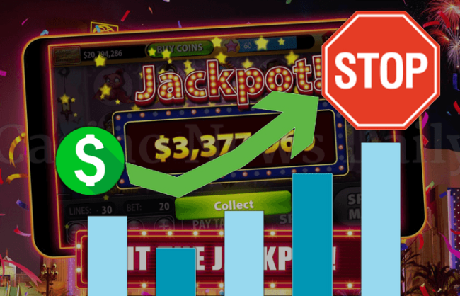 Large Jackpots due to many stops