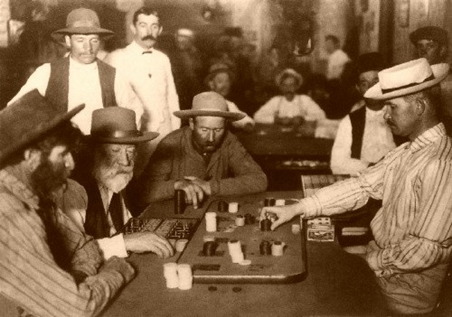 Poker was popular in late 1800s