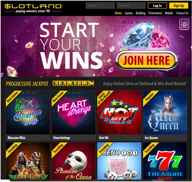 Slotland casino - Play Pokies