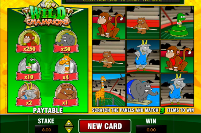 Stakes at online Scratchcard Games