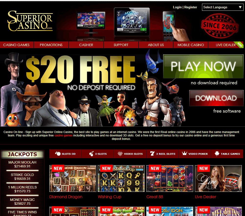 20 free casino