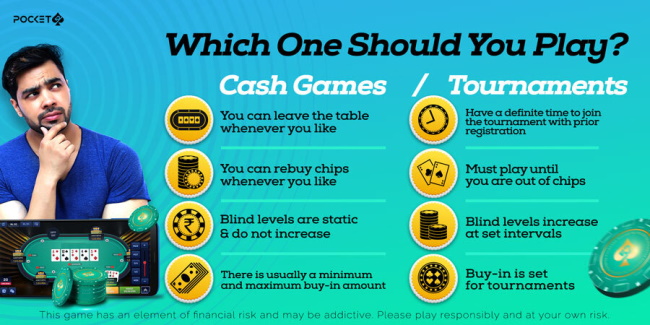 What is the difference between a Tournament and a Cash Game