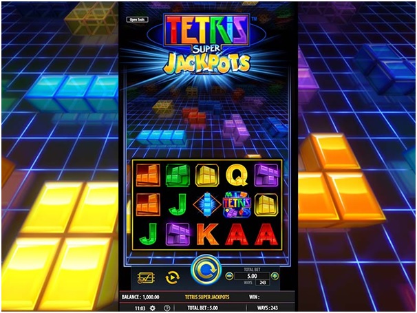 Where to play Tetris Super Jackpots slot